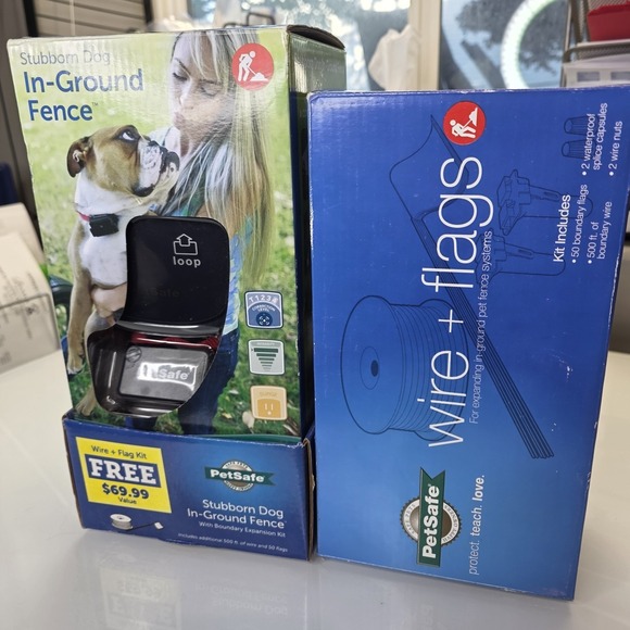 PetSafe Other - New Box PetSafe In Ground Stubborn‎ Dog Fence Receiver Collar Complete 500 Ft